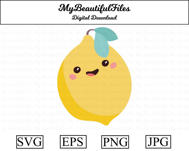 Lemon - Fruit SVG MyBeautifulFiles 