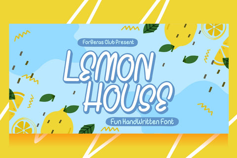 Lemon House Font Forberas 