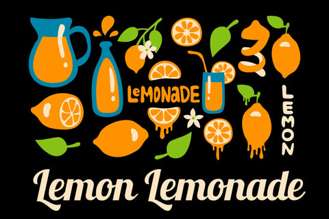 Lemon Lemonade Clipart Sublimation Rin Green 