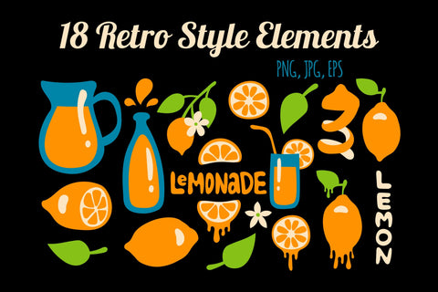 Lemon Lemonade Clipart Sublimation Rin Green 