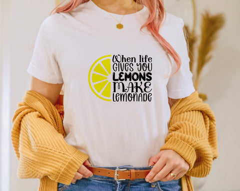 Lemon Quotes SVG Bundle, 6 Designs, Lemon Sayings SVG, Funny Lemon SVG, When Life Gives You Lemons Add Salt And Tequila SVG, Hello Summer SVG SVG HappyDesignStudio 