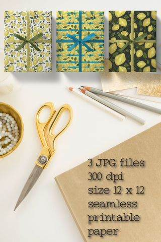 Lemon Summer Pattern Digital Pattern Natasha Prando 