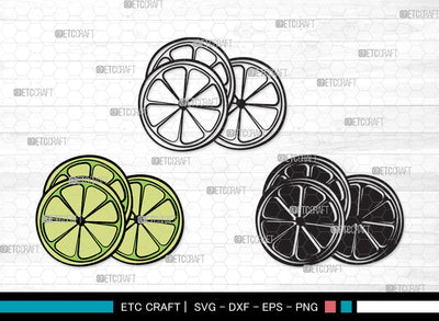 Lemon SVG | Half Lemon Svg | Lime Svg | Fruit Svg | Lemon Slice Svg | Lime Bundle | Summer SVG | Lemon Clipart SVG ETC Craft 