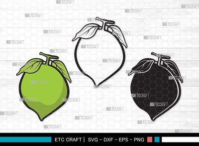 Lemon SVG | Half Lemon Svg | Lime Svg | Fruit Svg | Lemon Slice Svg | Lime Bundle | Summer SVG | Lemon Clipart SVG ETC Craft 