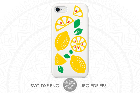 Lemon SVG, Lemon slices SVG Artisan Craft SVG 