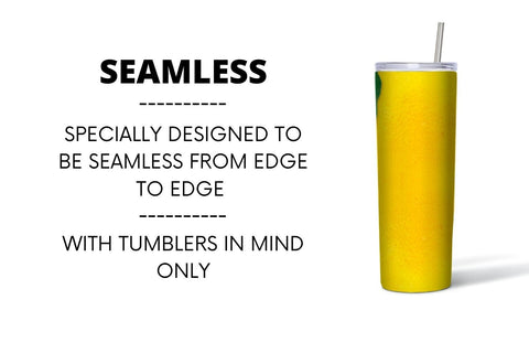 Lemon Tumbler Sublimation Sublimation SvgOcean 