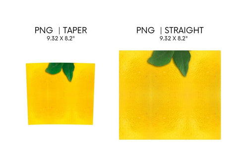 Lemon Tumbler Sublimation Sublimation SvgOcean 