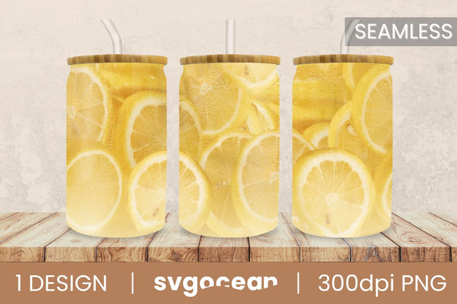 Lemonade Can Glass | PNG | 16 Oz | 20 Oz Libbey Glass SVG SvgOcean 