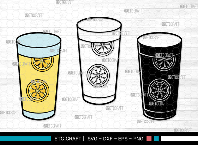 Lemonade Clipart SVG, Lemon Svg, Summer Svg, Icecream Svg, Lemon Layered Svg, Lemon Juice Svg, Lemon Slice Svg, Local Lemonade Svg, Lemonade Svg Bundle SVG ETC Craft 