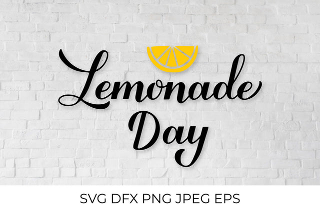 Lemonade Day calligraphy lettering SVG LaBelezoka 