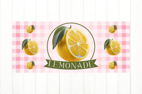 Lemonade Label Can Glass Bundle. Can Glass Wrap PNG. Lemonade Recipe. Sublimation Olga Terlyanskaya 