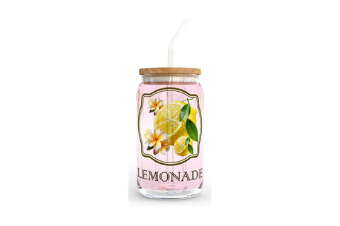 Lemonade Label Can Glass. Can Glass Wrap Sublimation Sublimation Olga Terlyanskaya 