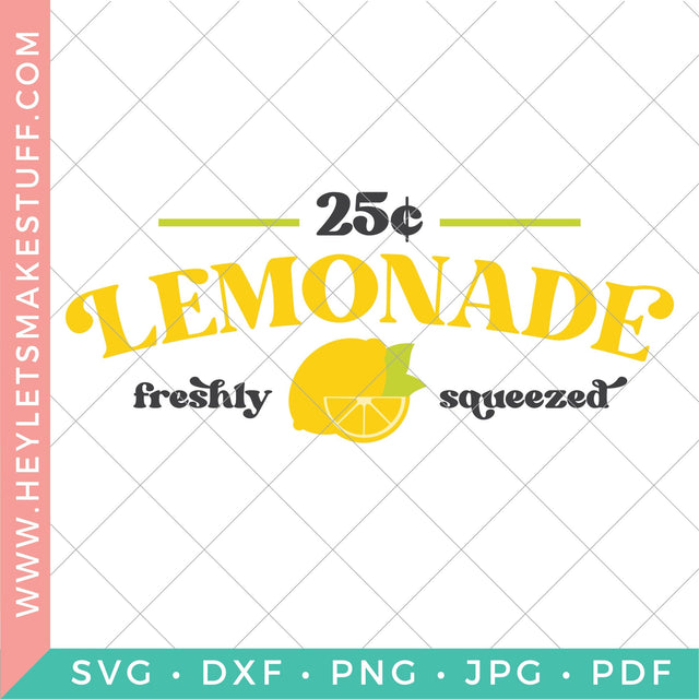 Lemonade Stand Sign SVG Hey Let's Make Stuff 