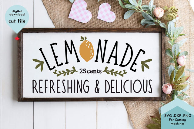 Lemonade Summer SVG Cut File SVG Lettershapes 