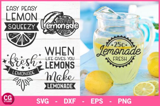 Lemonade svg Bundle, fresh lemonade svg, lemonade stand svg, summer svg, lemonade squad svg, lemon svg, svg files for cricut, silhouette svg SVG James 