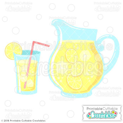 Lemonade SVG Printable Cuttable Creatables 
