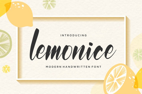 Lemonice Font Qwrtype Foundry 