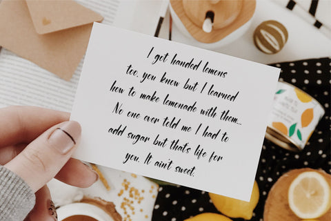 Lemonice Font Qwrtype Foundry 