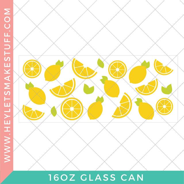 Lemons Glass Can Wrap SVG Hey Let's Make Stuff 