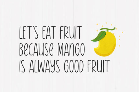 Lemons & Mangos Font Manjali_Studio 