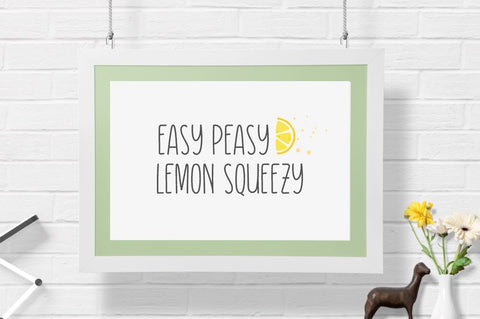 Lemons & Mangos Font Manjali_Studio 