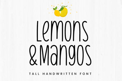 Lemons & Mangos Font Manjali_Studio 