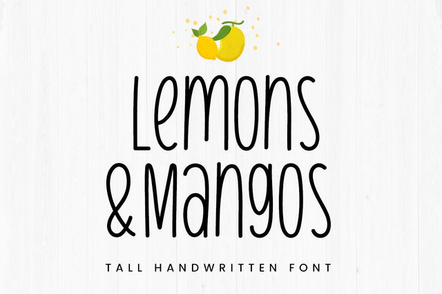 Lemons & Mangos Font Manjali_Studio 
