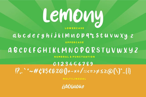 Lemony Fun Handwritten Font Font Creatype Studio 