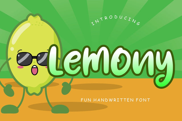 Lemony Fun Handwritten Font Font Creatype Studio 