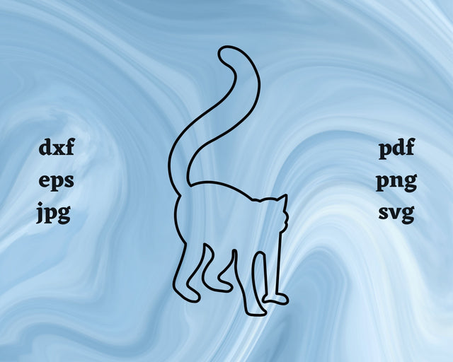 Lemur Outline SVG Cut File SVG Northern Light SVG 