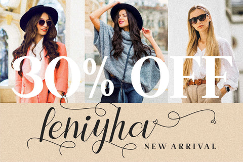 Leniyha Font Letterena Studios 