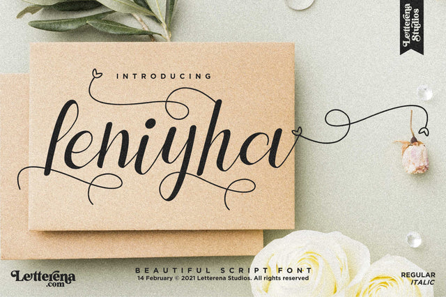 Leniyha Font Letterena Studios 