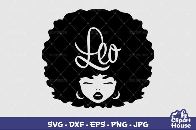 Leo Afro Woman SVG The Clipart House 