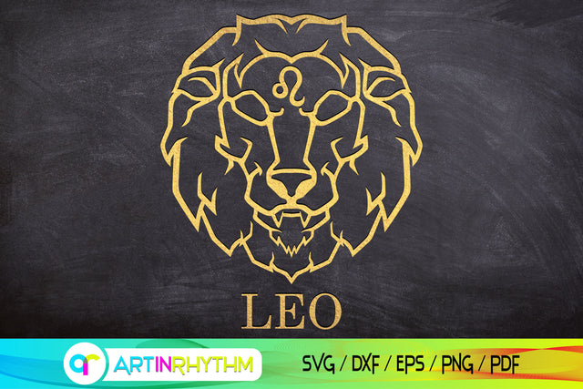 Leo zodiac sign svg SVG Artinrhythm shop 