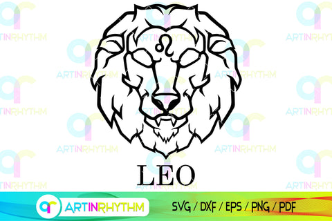 Leo zodiac sign svg SVG Artinrhythm shop 