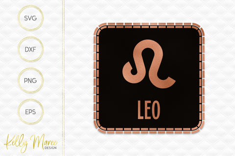 Leo Zodiac SVG Cut File Kelly Maree Design 
