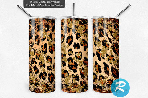 Leopard 20 oz / 30 oz Tumbler PNG Sublimation Regulrcrative 