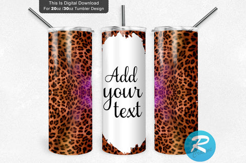 Leopard 20 oz / 30 oz Tumbler PNG Sublimation Regulrcrative 