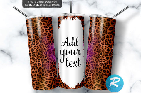 Leopard 20 oz / 30 oz Tumbler PNG Sublimation Regulrcrative 