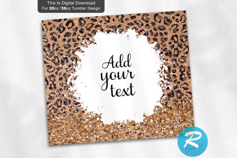 Leopard 20 oz / 30 oz Tumbler PNG Sublimation Regulrcrative 
