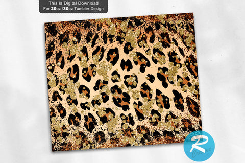 Leopard 20 oz / 30 oz Tumbler PNG Sublimation Regulrcrative 