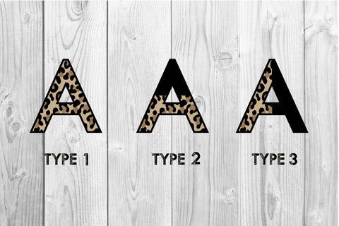 Leopard Alphabet and number svg sublimation SVG dadan_pm 