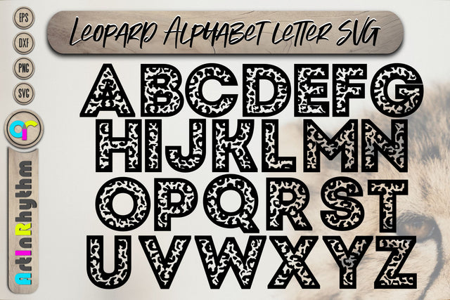 Leopard Alphabet letter svg bundle SVG Artinrhythm shop 