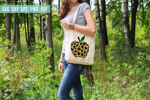 Leopard apple SVG | Teacher SVG | Back To school SVG SVG Irina Ostapenko 