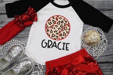 Leopard Baseball SVG Morgan Day Designs 