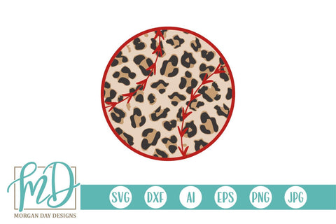 Leopard Baseball SVG Morgan Day Designs 
