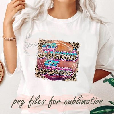 Leopard Beach Bum Png, Summer Png, Beach Png, Beach Please Cheetah, Beach Bum Sublimation Png, Beach Bum Leopard Teal Instant Download Sublimation PrintingLife 