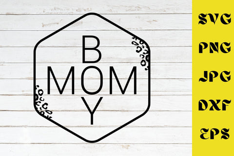 Leopard Boy Mom Cross SVG SVG NextArtWorks 