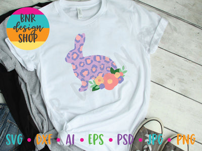 Leopard Bunny SVG SVG BNRDesignShop 