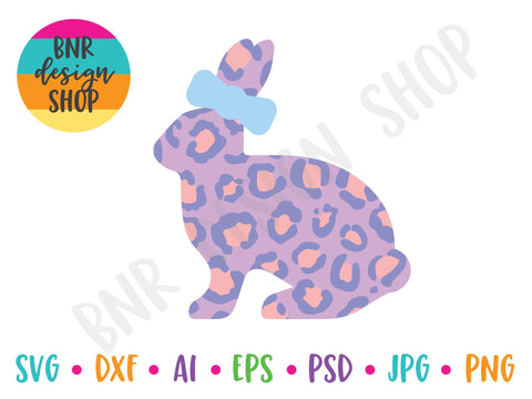 Leopard Bunny SVG SVG BNRDesignShop 